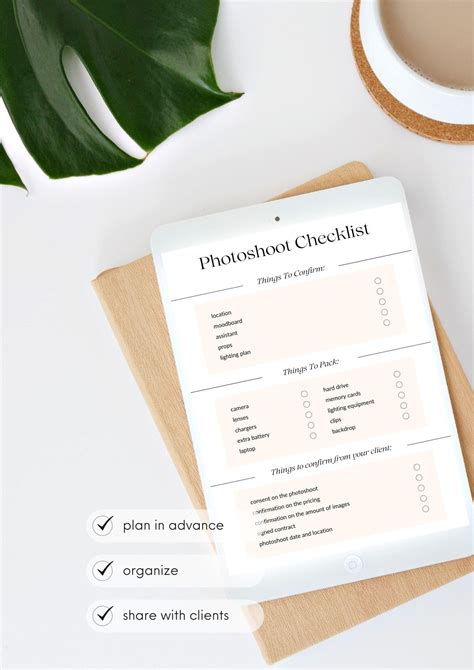 Get Your Free Photoshoot Checklist