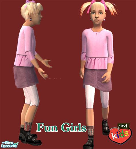 The Sims Resource Evis Fun Girls 2