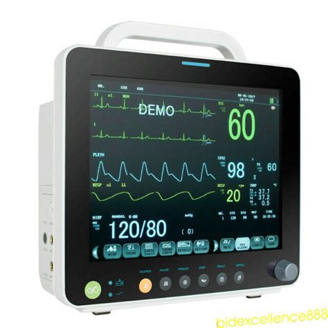 Medical Portable Ccu Icu 6 Parameter Vital Signs Patient Monitor 12inch Digital Ebay