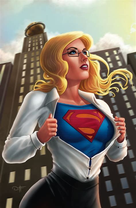 supergirl pin up art