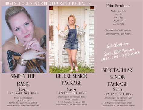 Moments Photography By Misty High School Senior Packages And Pricing