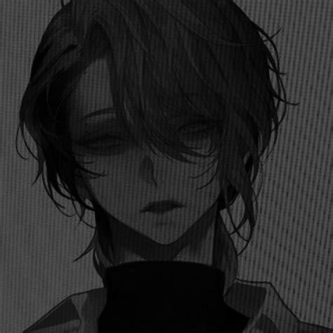 Goth Aesthetic Sad Anime Bad Boys Arty Character Art Black And