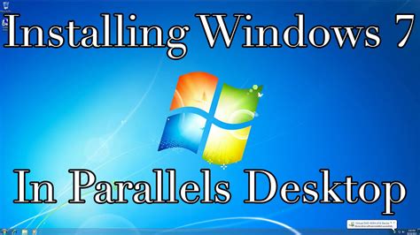 Installing Windows 7 In Parallels Youtube