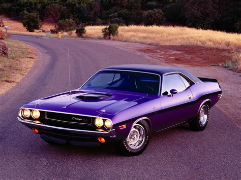 The 1970 Dodge Challenger Coated Painted Plum Crazy Purple