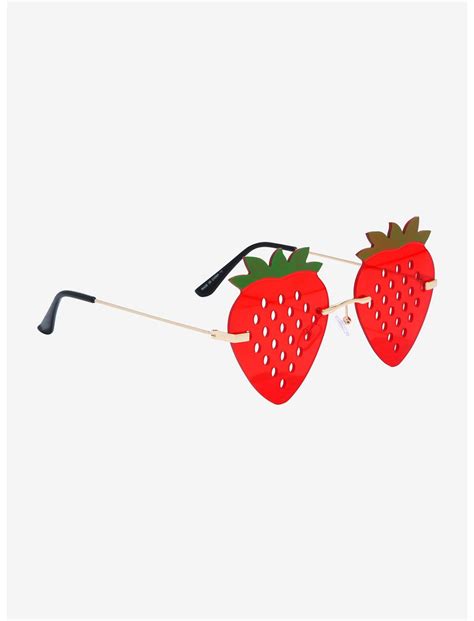 red strawberry sunglasses hot topic