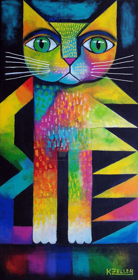 Scaredy Cat By Karincharlotte On Deviantart Cat Art Pop Art Painting