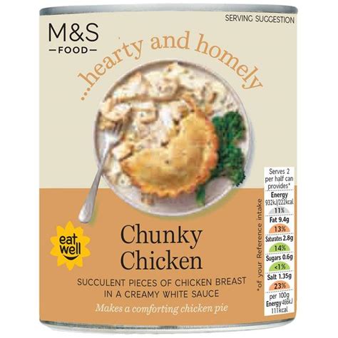 Mands Chunky Chicken In White Sauce Ocado