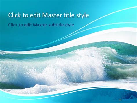 Stunning Ocean Background For Ppt Designs Free Download