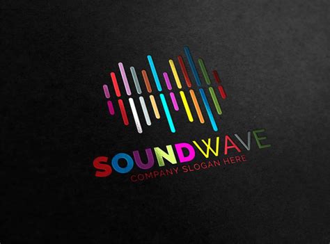 The sound of music rules because it has everything. Sound Wave Logo ~ Logo Templates ~ Creative Market
