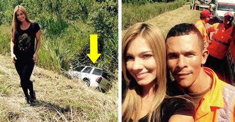 Porn Star Who Crashed Car Due To Erotic Thoughts Poses With Happy