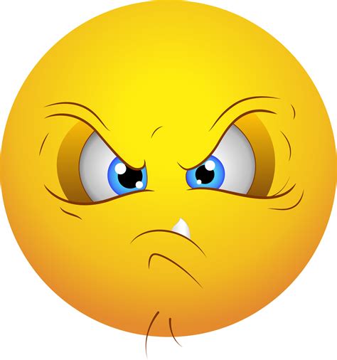 Angry Emoji Clipart - Full Size Clipart (#4210894) - PinClipart png image