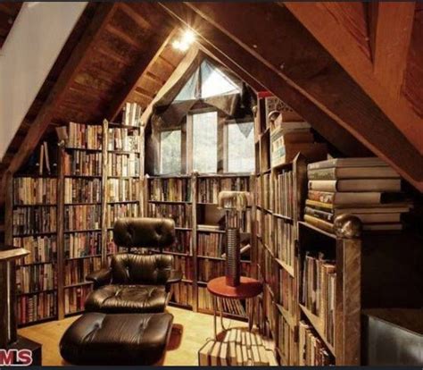 Pin By Penny Cornett On Libraries Home Library Design Attic Library