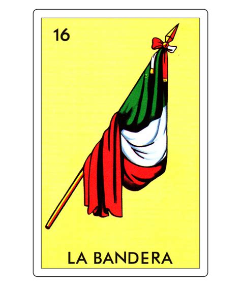 Loteria Mexicana La Bandera Loteria Mexicana Design La Bandera T Regalo La Bandera