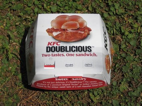 Review Kfc Doublicious Sandwich Brand Eating