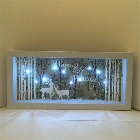 Pin by Leanne Westman on Cricut | Christmas shadow boxes, Christmas diy