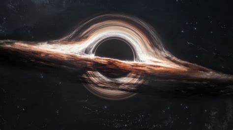 Gargantua Black Hole Wallpaper 4k Wormhole Interstellar Cosmos