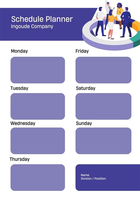 Page 21 Free And Customizable Weekly Planner Templates Canva