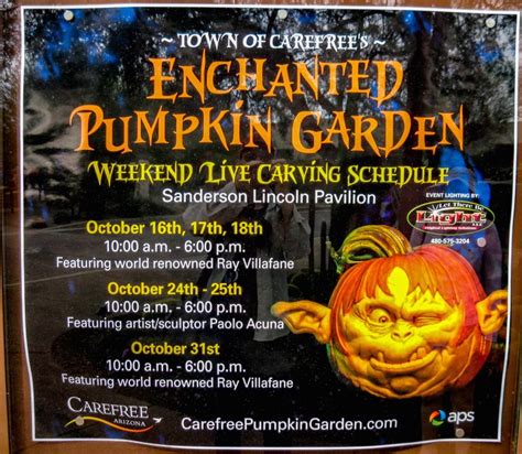 Carefree Az Enchanted Pumpkin Garden 2015 I Quips