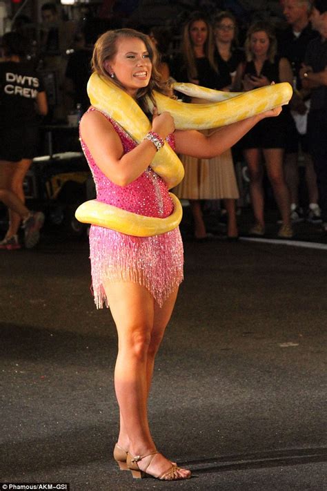 Bindi Irwin Poses With A Python Ahead Of Imminent Dancing With The