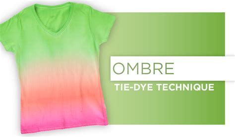 Ombre Tie Dye Technique Tie Dye Your Summer