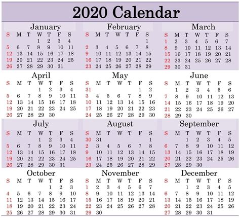 Remarkable Printable Calendar With Numbered Days 2020 Calendar Word