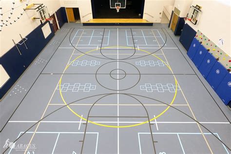 School Gym Floor Markings