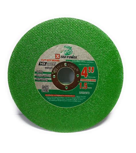 Tool House Xtra Power Cutting Wheel Green 4 Inch Pack Of 50