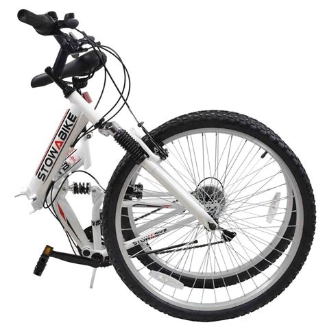 The raleigh stowaway 7 is a quick and agile folding bike, it features 7 speed shimano tourney gears which makes it ideal for commuting to and from work. Stowabike 26" MTB V2 Folding Mountain Bike Review