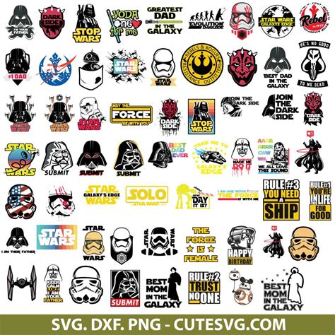Star Wars Svg Bundle | Darth Vader Svg | Star Wars PNG