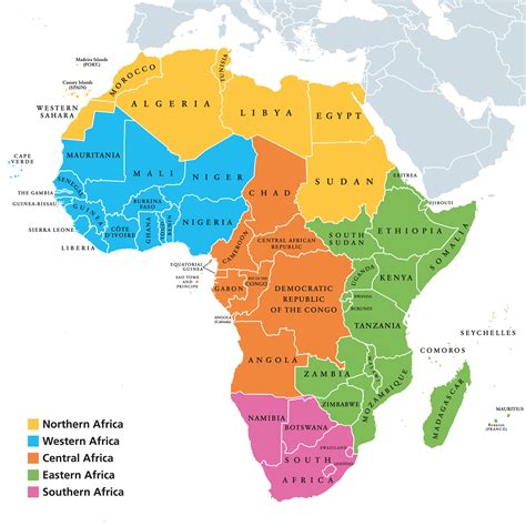Click on the map above for more detailed country maps of africa. Africa regions map with single countries | BlackDoctor.org