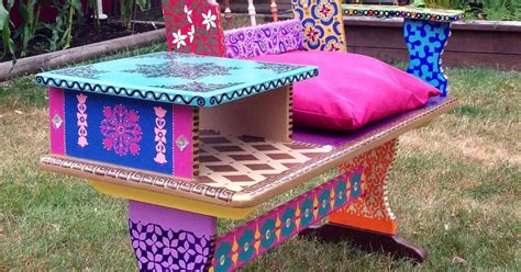 Regardless of what kind of outdoor bench you're looking for, ace can help. Funky Hand Painted Bench | Hometalk