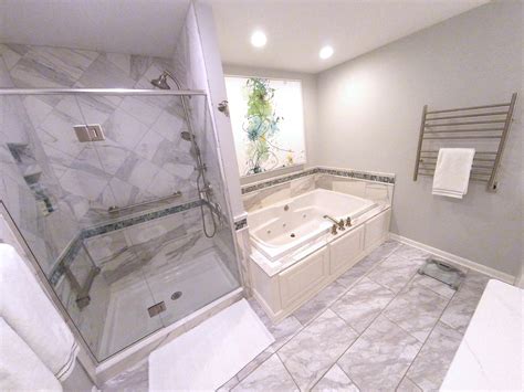 If you change the flooring with sparkling white marble or the backsplash with uniquely customized tiles, your master bathroom will become a cozy retreat for you at the end of a. 6 Exciting Walk-In Shower Ideas for Your Bathroom Remodel ...