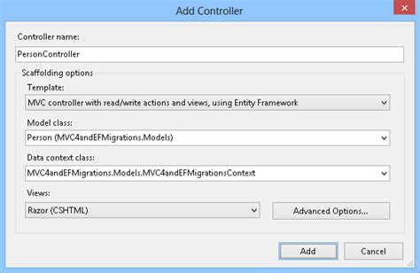Performing Asp Net Mvc View Scaffolding In Rider Ide A Guide Visual Studio