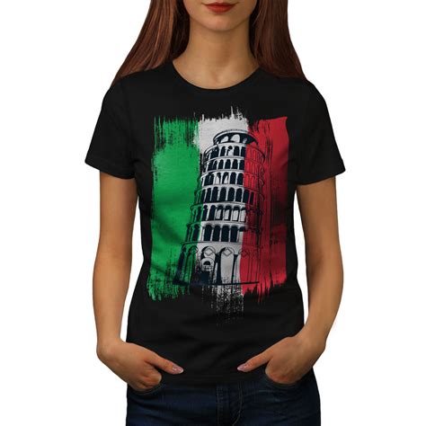 Wellcoda Italy Womens T Shirt Italy City Casual Design Printed Tee Ebay