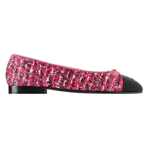Pink Black Chanel Liked On Polyvore Featuring Shoes Chanel Shoes