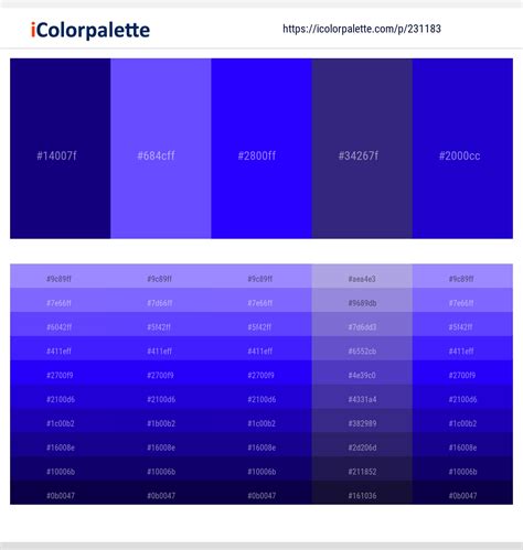 16 Latest Color Schemes With Blue And Medium Blue Color Tone