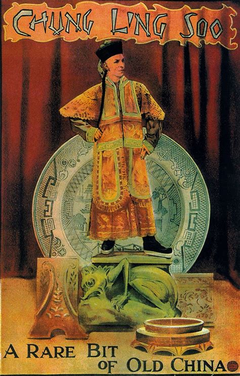 Chung Ling Soo A Rare Bit Of Old China Magic Poster Magic By Mio