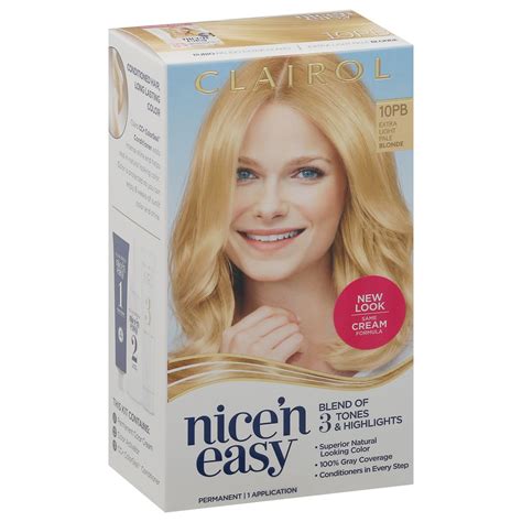 Nice N Easy Permanent Color Extra Light Pale Blonde Clairol 1 Ct Delivery Cornershop By Uber