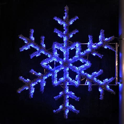 Shop Holiday Lighting Specialists 5 Ft Garland Snowflake Pole