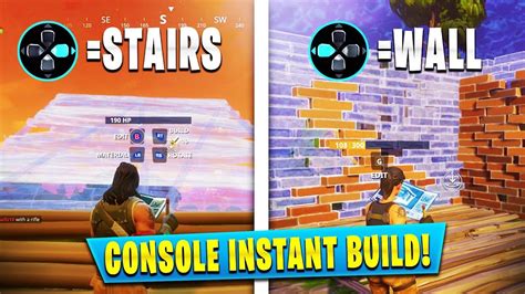How To Instant Build On Console Fortnite Console Vs Pc Building