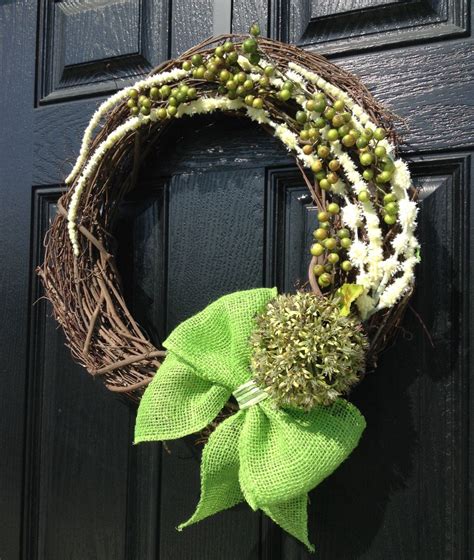 Rustic Wreath Green Wreath Summer Wreath Fall Wreath Year | Etsy | Rustic wreath, Green wreath ...