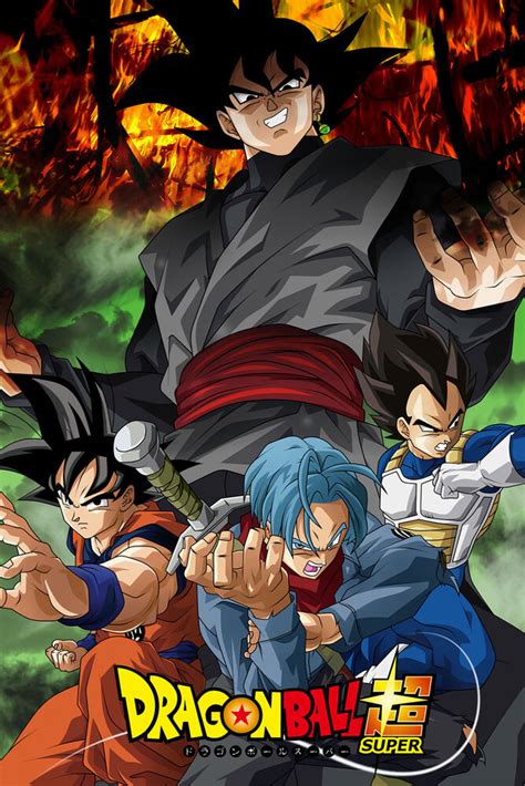 These are fan made posters. Dragon Ball Super/Z Poster Black Goku/Trunks Saga 12in x ...