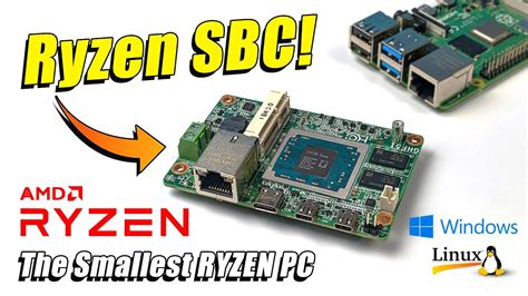 An Ultra Tiny Ryzen Powered Sbc Hands On With The Smallest Amd Pc