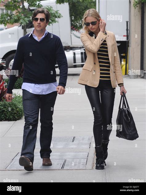 model karolina kurkova and husband archie drury seen out and about in manhattan new york city