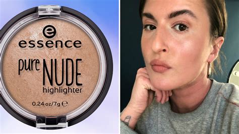 i tried essence s pure nude highlighter — review allure