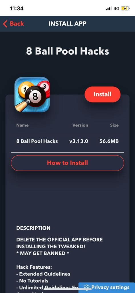 Eight ball pool tool is played with cue sticks and 16 balls: Download 8 Ball Pool Hack for iOS(iPhone/iPad) - TweakBox