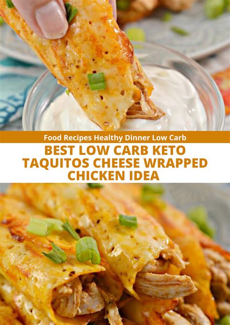 best low carb keto taquitos cheese wrapped chicken idea