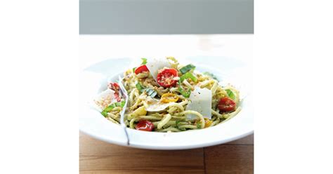 Seriously Indulgent Pasta With Pesto And Roasted Tomatoes