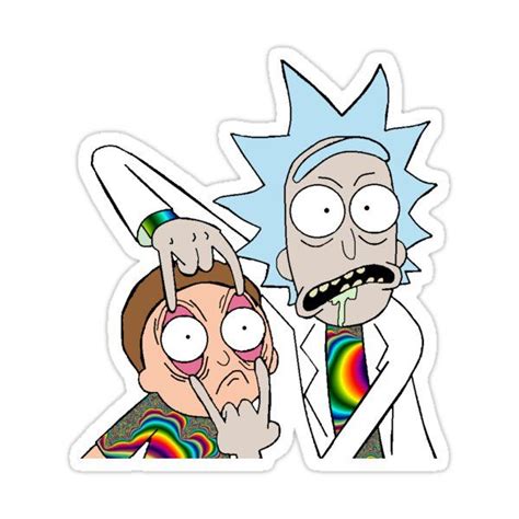 Rick And Morty Sticker By Jaznj Rick And Morty Stickers Computer