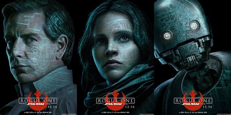 Rogue One Posters Give Up Close Look At Star Wars New Characters